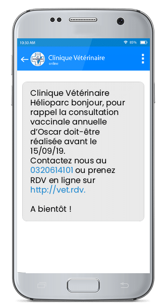 Vetocom Sms Rappel De Rendez Vous Relance De Vaccin